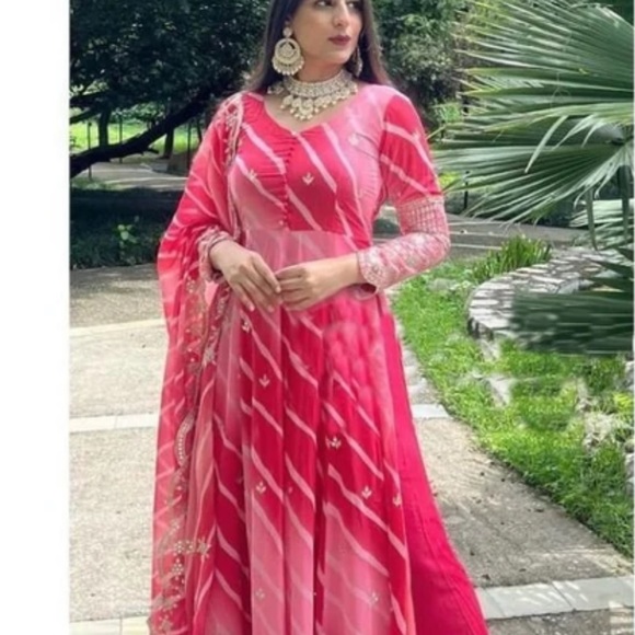 Red and pink palazzo Kurt I - Picture 2 of 3